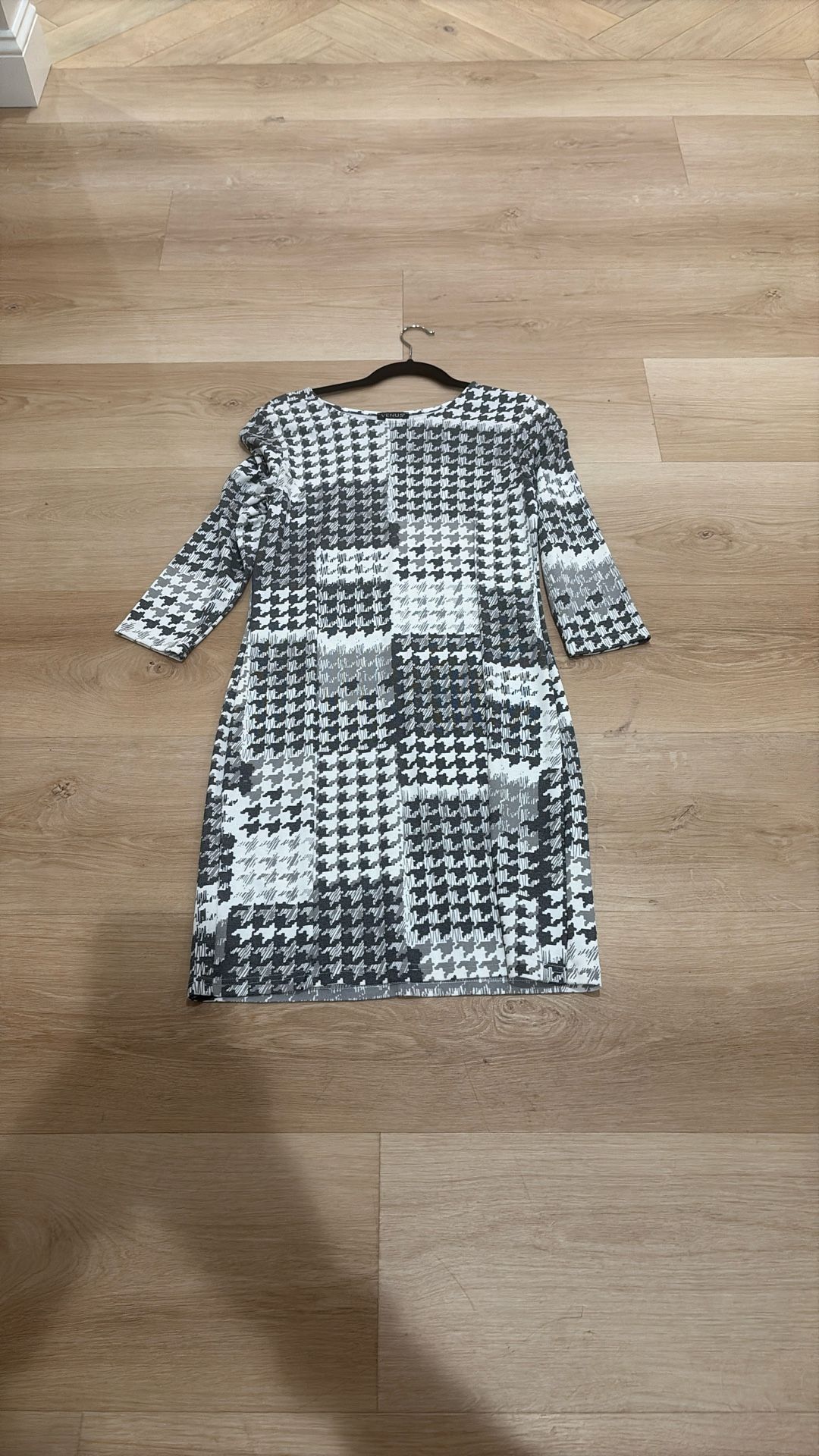 Dress Gray And White Checkered 