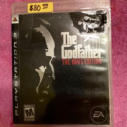 PS3 Game. THE GODFATHER 