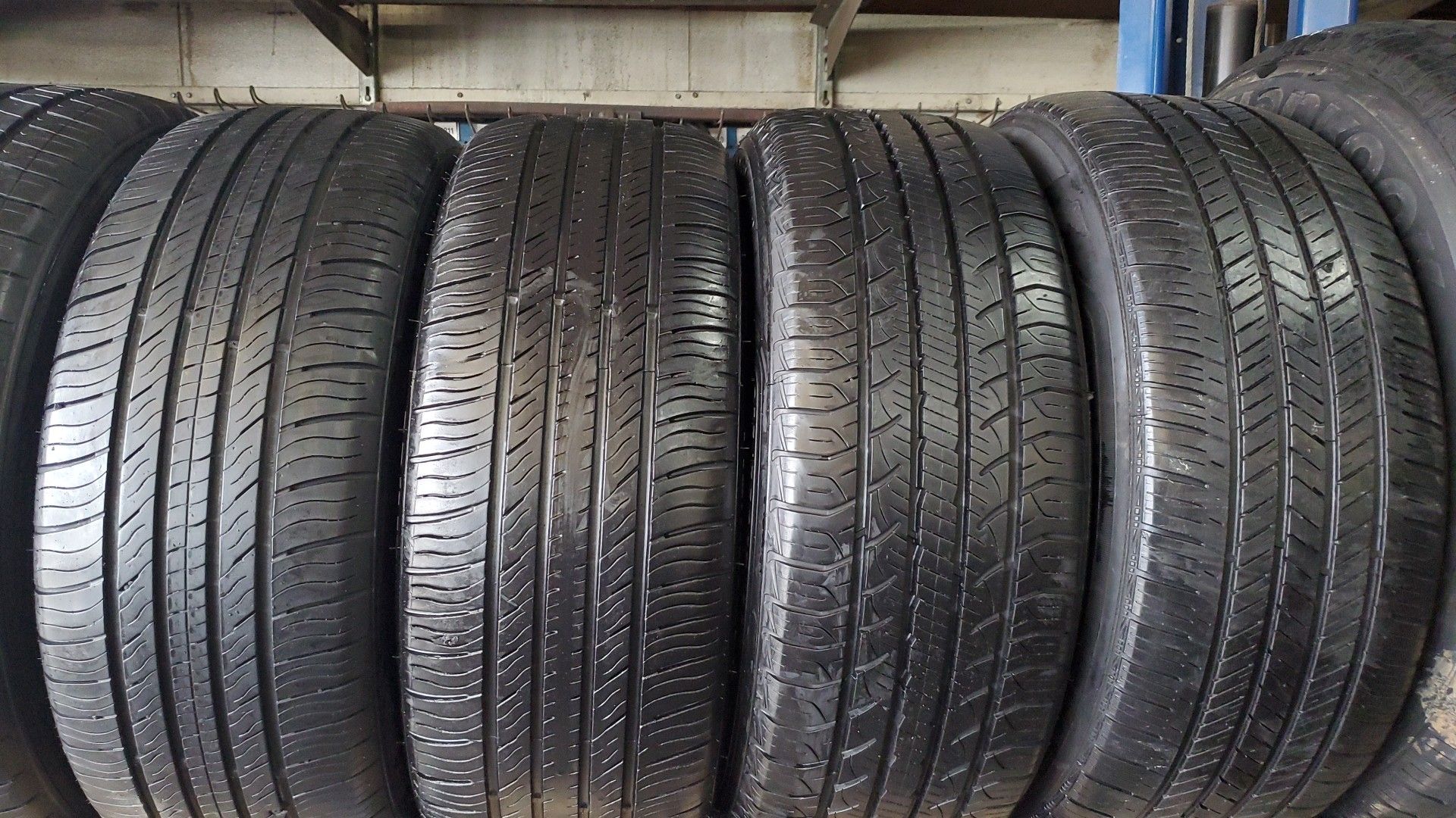 Four good set of slightly used tires for sale 215/55/17