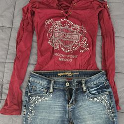 Women's bikers outfit size small