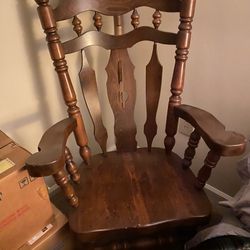 Solid Wood Rocking Chair