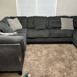 Ashley 3-Piece Sectional Couch w/ Chaise – $750 OBO
