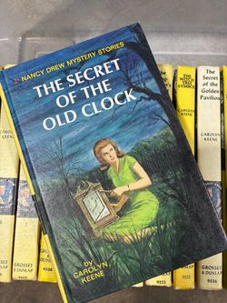 Yellow Hardback Nancy Drew Books Series Mystery