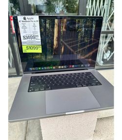 HUGE APPLE SALE!!! 16" MACBOOK PRO RETINA M1 PRO 10-CORE CPU, 16-CORE GPU, 16GB RAM, 512GB SSD 2021
