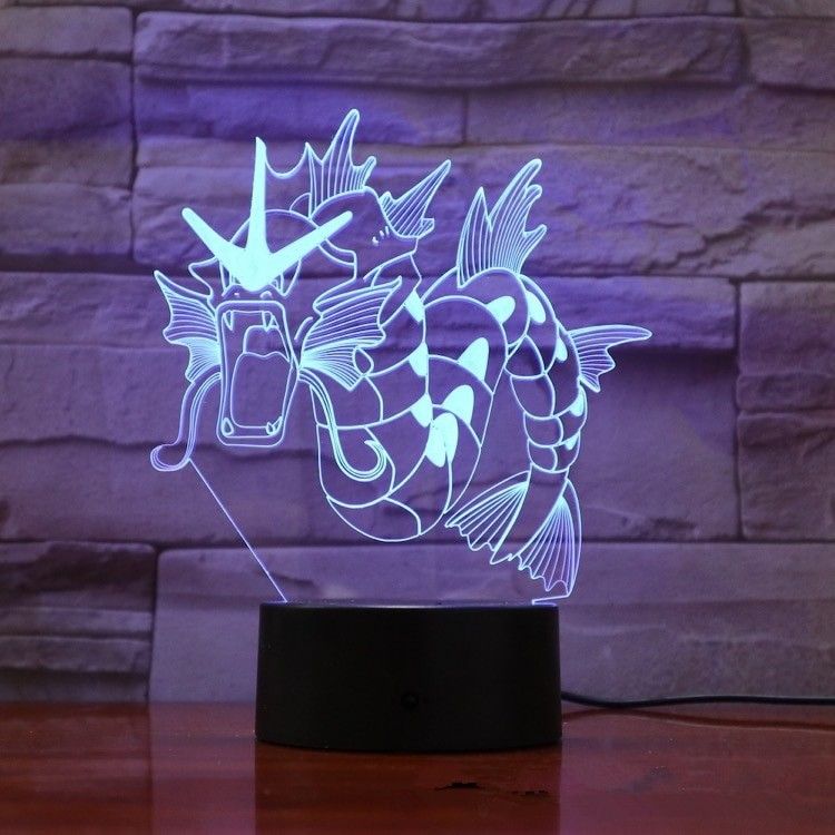 Gyarados
Anime 3D Desk Lamp