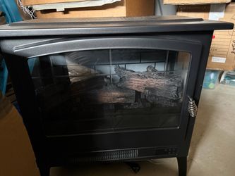 Freestanding Electric Fireplace Stove Heater