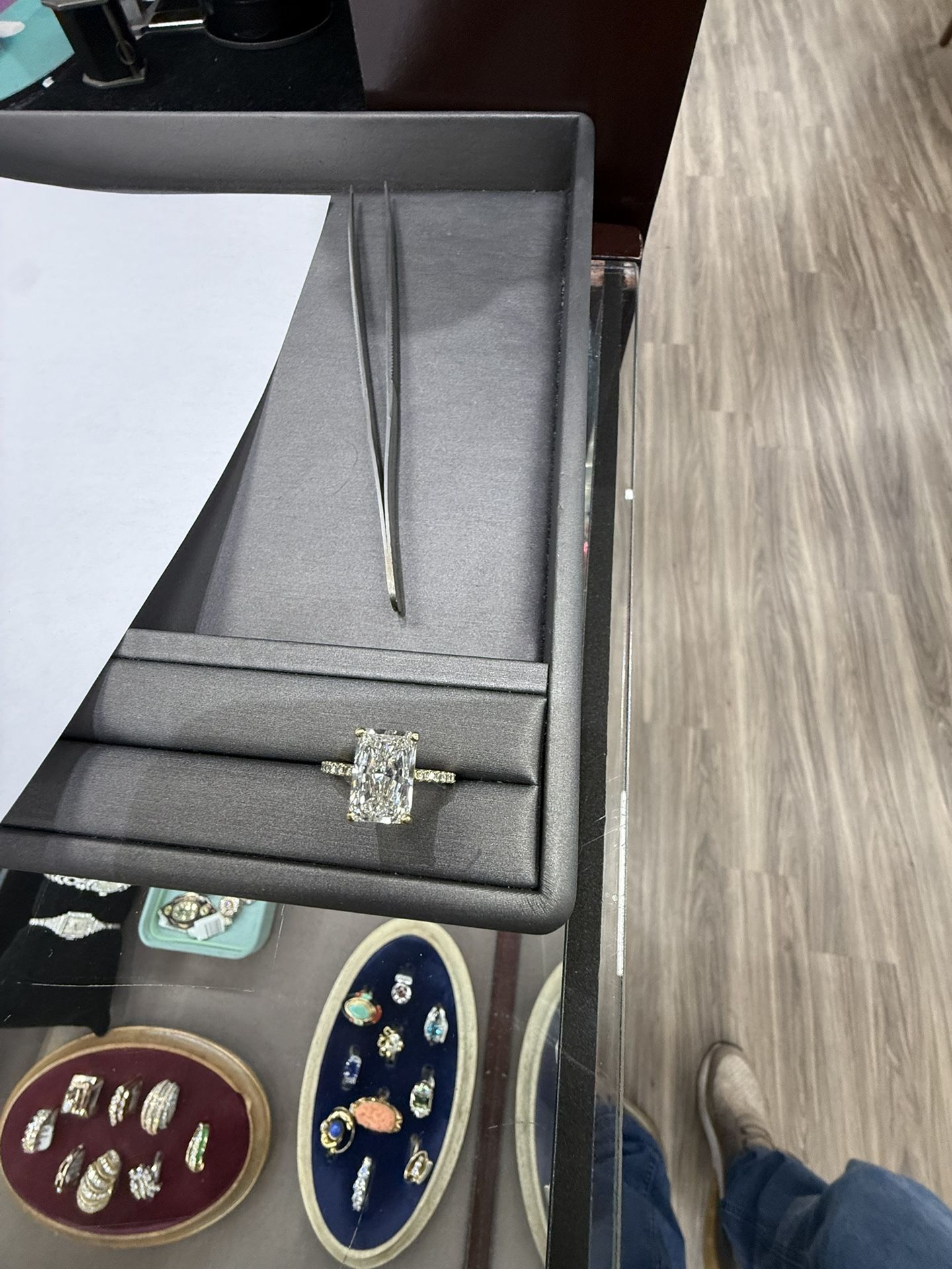 4.52 carat engagement ring