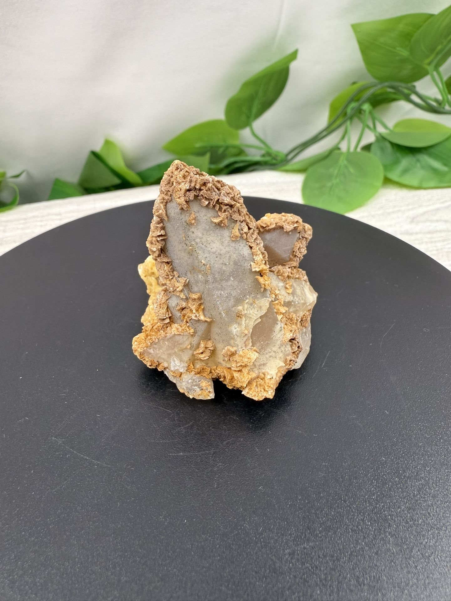 Crystal Quartz in Barite