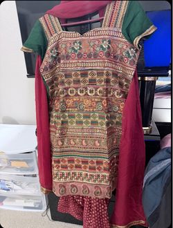 Fully Embroidered Indian Patiala Salwar Kameez Set