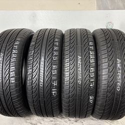 Set 4 Tires 225 65 17 General Reliatrek High Tread 