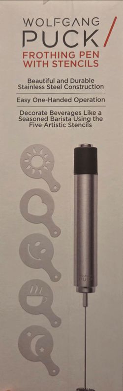 Frothing Pen and Stencils Set
