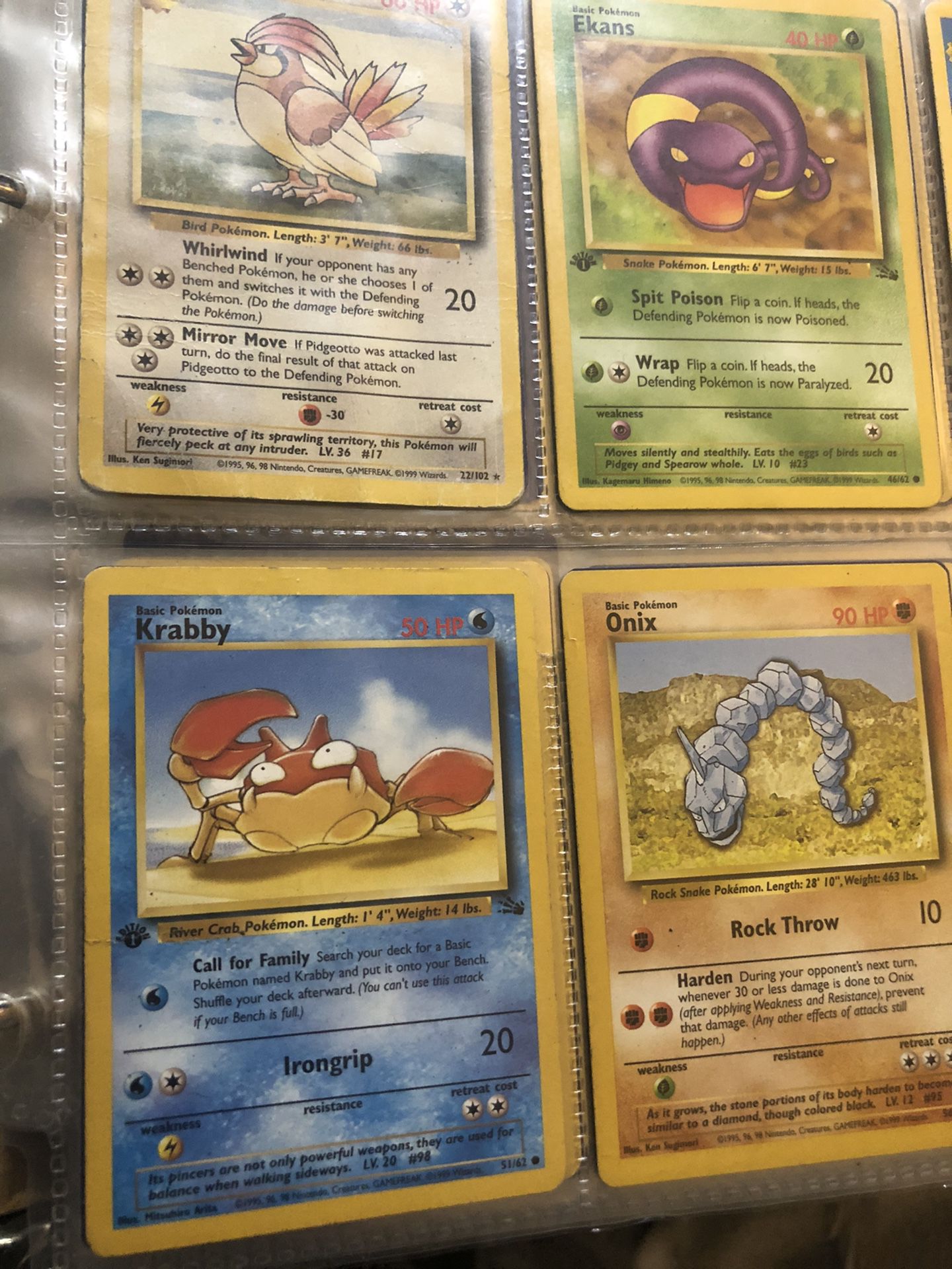 Pokemon cards from the 90s 1st edition, McD promo holos, neo Japanese from 90s etc.