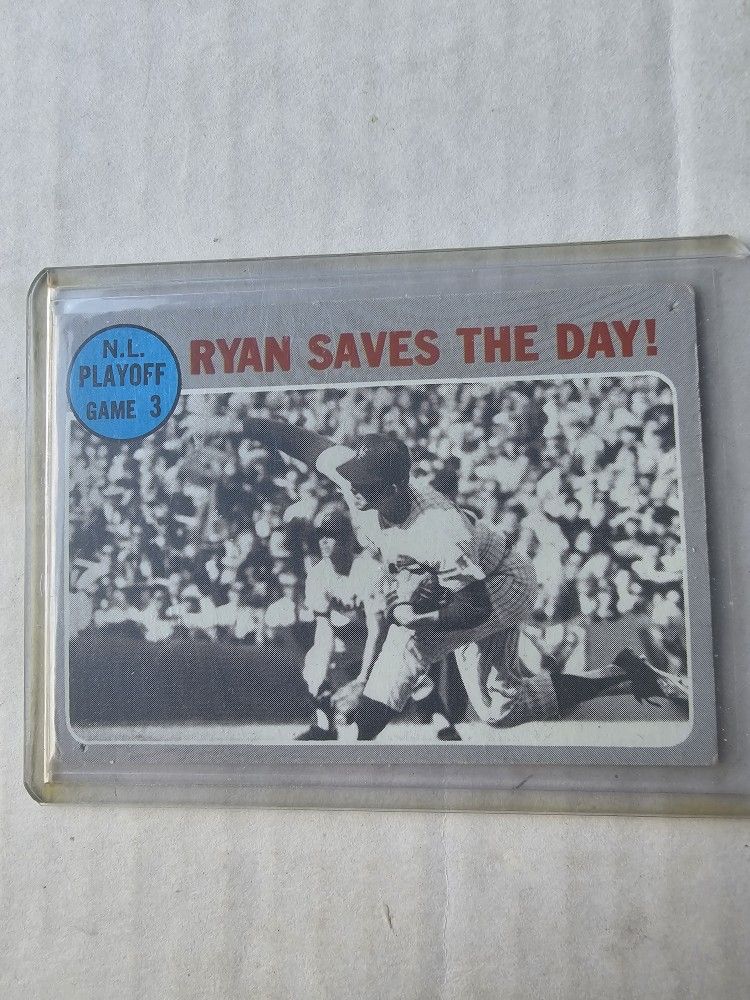 1970 Topps Ryan Saves Day !