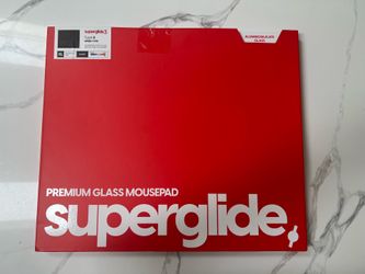 New  Pulsar Gaming Gears Superglide Pad v3 Type-S – Alumino-Silicate Glass Gaming Mouse Pad, Soft R-Edge, Anti-Slip Silicone Base 490mmx420mm (XL, Bla
