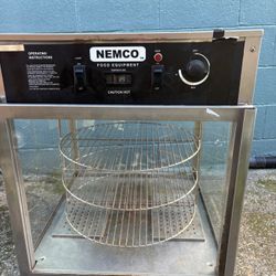 Nemco Heated Display Case Pizza Warmer 3 shelf electric