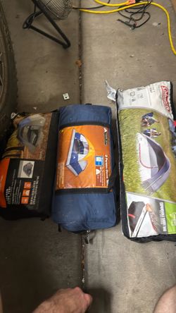 3 tents good condition $50