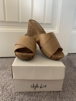 Style & Co Wedge Sandals