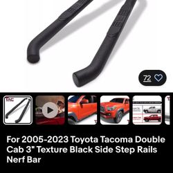 2012 Toyota Tacoma Side Steps Rail