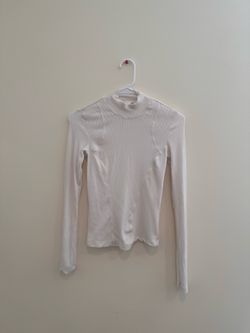 Alo Ribbed Mesmerize Mock Neck Long Sleeve