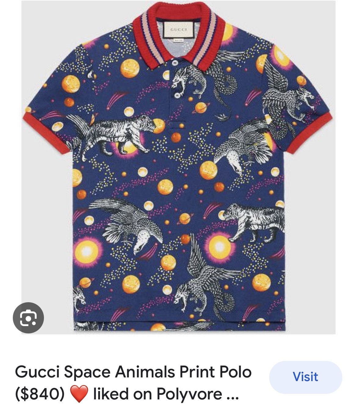 Gucci Space Animal Polo