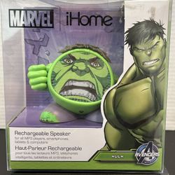 Marvel Avengers Hulk Rechargeable Mini Speaker Super Hero Electronic 2013