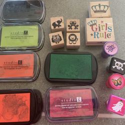 Stamp Ink Pads and Stamps