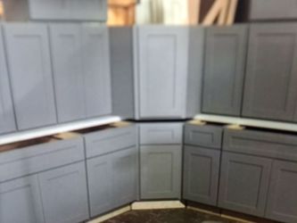 Gray Kitchen Cabinets