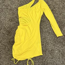 Yellow Dress $12 Firm