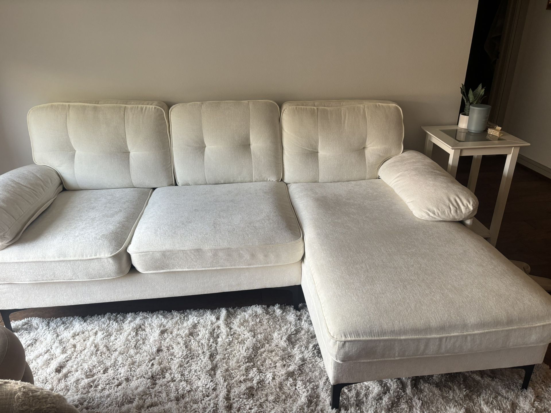 White Sectional Couch
