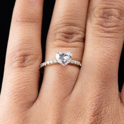 Heart Diamond Ring 