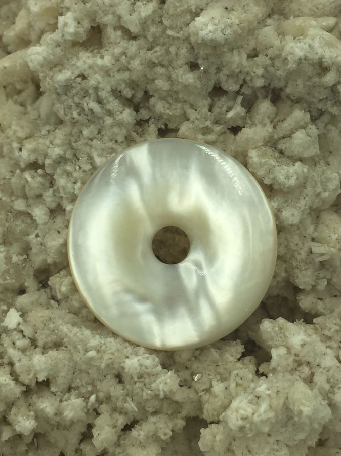 Donut Shape Mother-of-Pearl Pendant