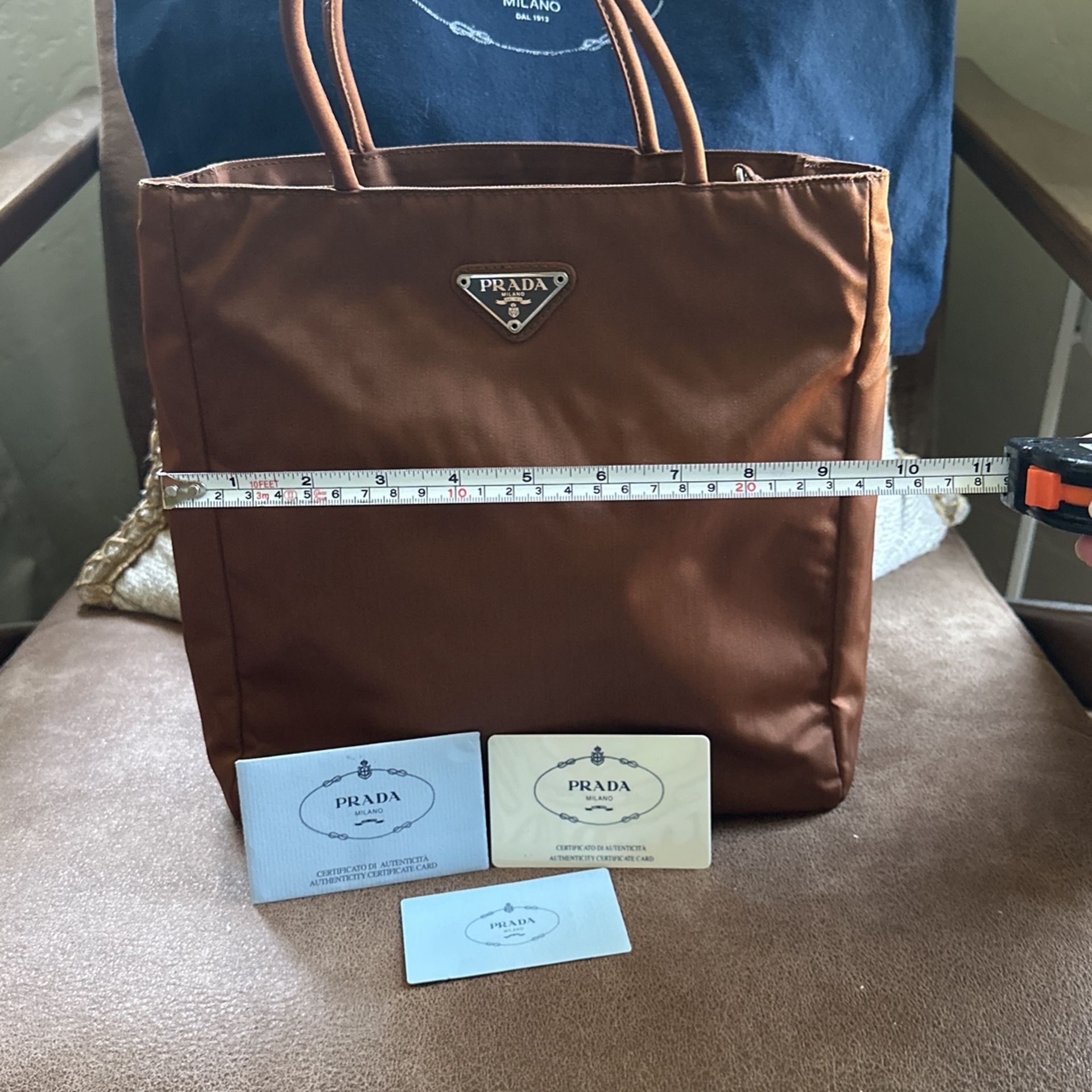 Prada Brown Nylon bag