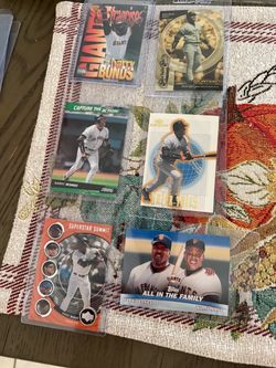 Barry Bonds 57 Baseball Cards Lot