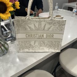 Christian Dior Medium Tote Bag w/ Original Receipt 