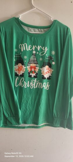 Women's Christmas long sleeve size xl