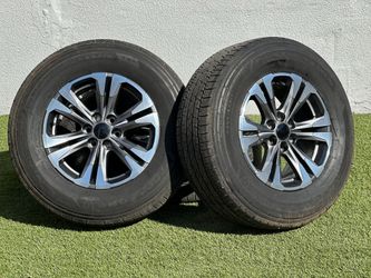 OEM 17" Chevy Colorado Wheels 6x120 GMC Canyon Blazer Traverse Rims 265/65R17 Firestone Tires A/S