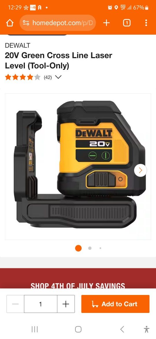Dewalt 20v Laser Level