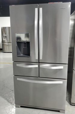 Whirlpool 4-Door Stainless Steel Refrigerator
