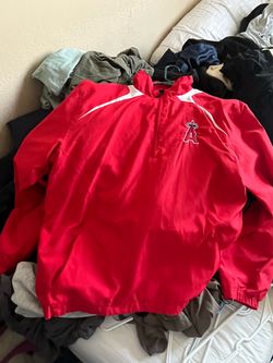 Los Angeles Angels MLB Quarter-Zip Pullover Jacket