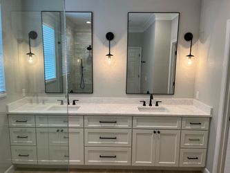 2 black mirrors neutype 51” x 31.5”