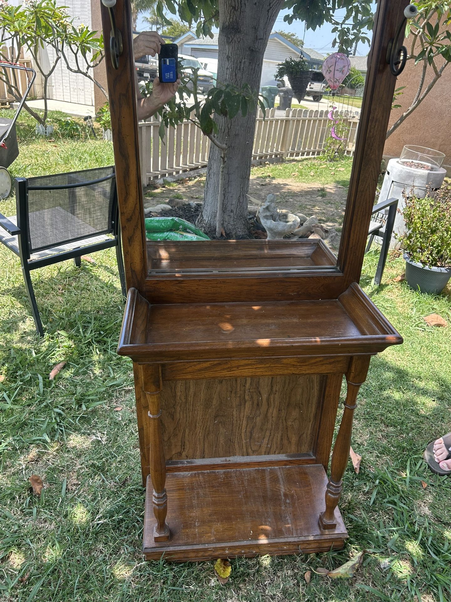Hall tree. Solid Wood