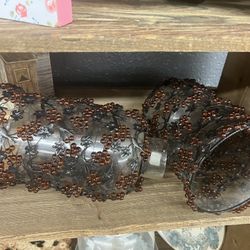 Beaded Votives Set 