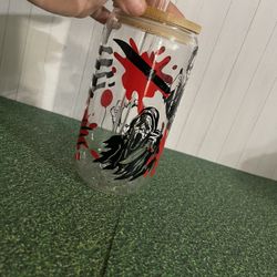 Custom Horror Movies Glass Cup