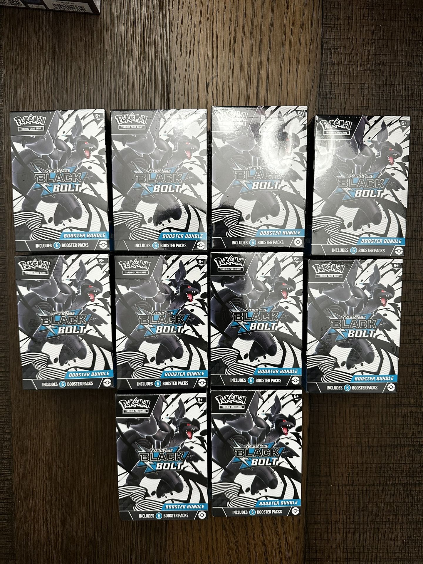 Pokemon TCG Black Bolt Booster Bundle New Sealed