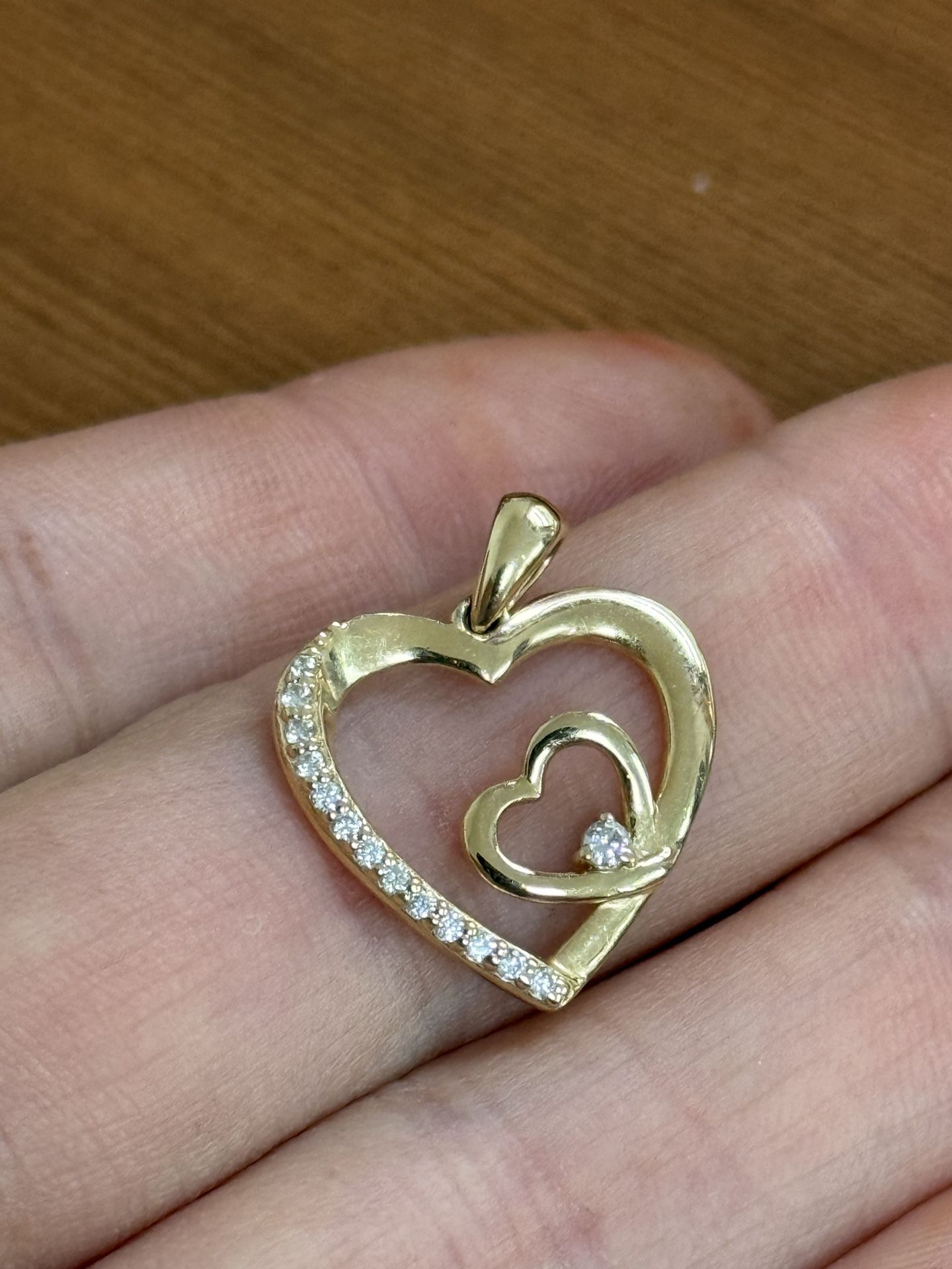 Heart Pendant Yellow Gold