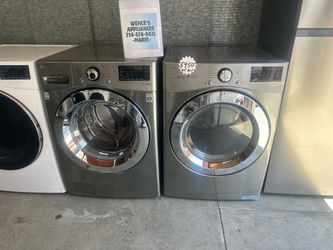 LG FRONTAL WASHER & GAS DRYER