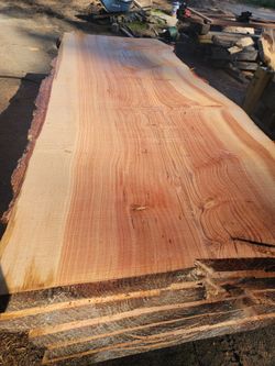 Kiln Dried Natural Live Edge Douglas Fir Slab