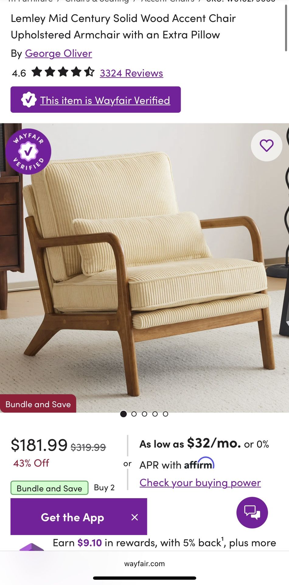 Wayfair Accent Chair Living Room