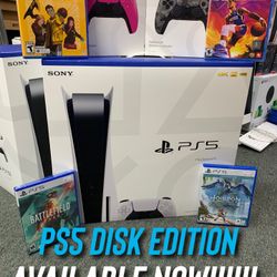 PS5 DISK EDITION AVAILABLE NOW!!!!