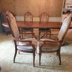 Dining Set With 6 Matching Chairs